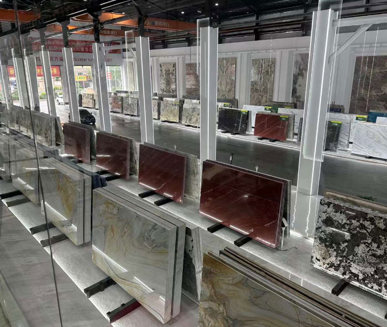 MARBLE SLABS-EXHIBITION HALL- DIRECTLY SALE