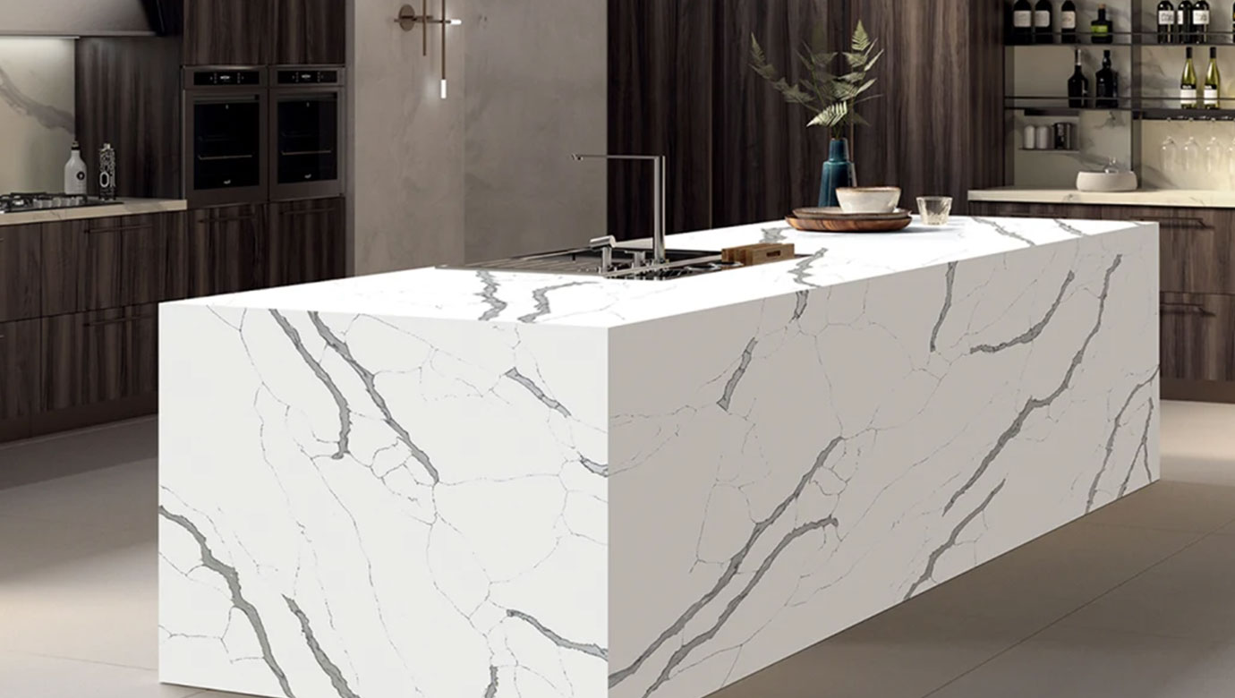 Quartz Slabs for countertops in Korea Market